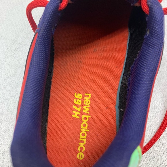 New Balance 997H 'Team Orange / Virtual Sky' Sneakers – Size 8 - Picture 6 of 13